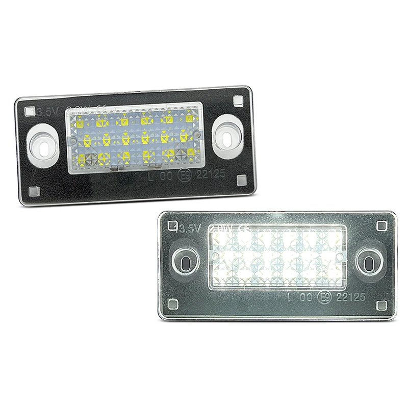 

2 шт. для Audi A3 S3 8L A4 B5 RS4 Avant, белый цвет, фотографический номерной знак, фотоэлемент OEM 8D9943021G