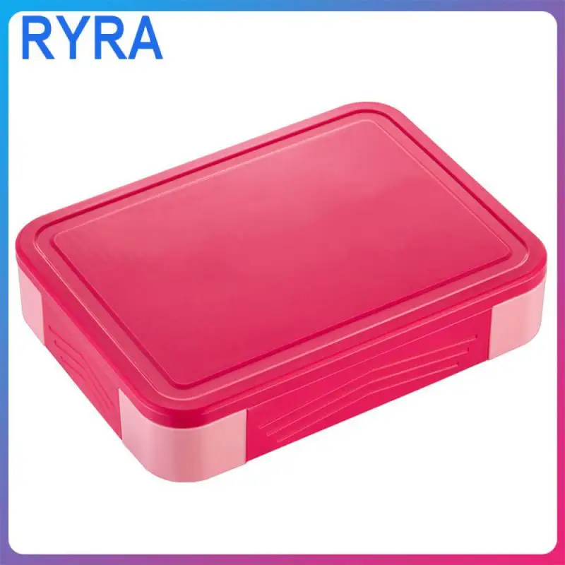 

Plastic Bento Box With Compartments Sealed Leak-proof Salad Fruit Food Container For Children Student Worker Portable Lunch Box