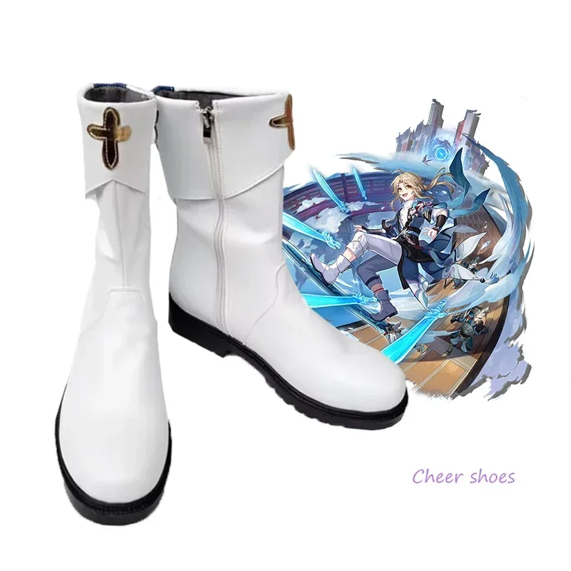 Игра Honkai Star Rail Yanqing Обувь для косплея Comic Сапоги Хэллоуин Вечеринка Аниме Yan Qing