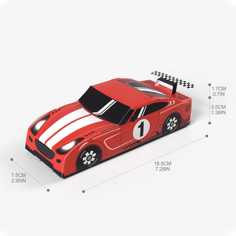 

Коробки для конфет гоночные машины набор из 10 штук