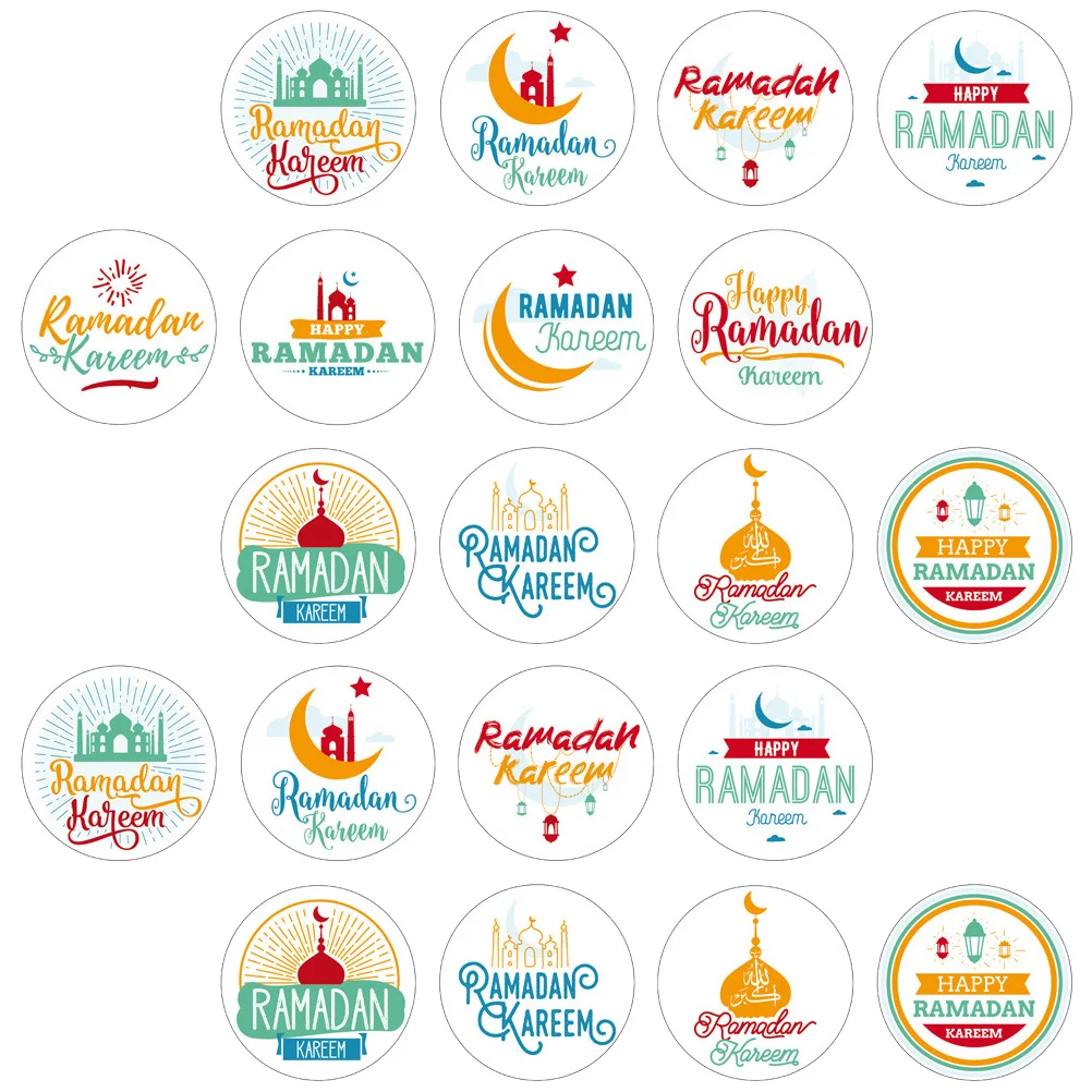 

Stickers Ramadan Gift Sticker Eid Mubarak Labels Muslim Envelope Party Label Tag Candyislamic Decorations Scrapbook Decals Seal
