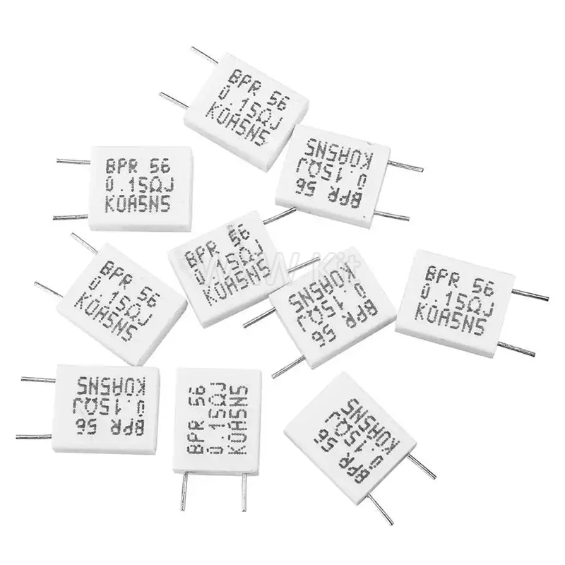 0 001 BPR56 5 Вт 1 15 22 25 33 Ом без индуктивного керамического цементного резистора 1r 15r 22r
