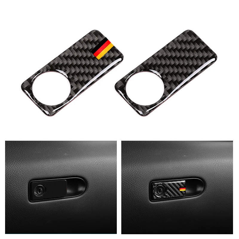 Автомобильный ящик для хранения перчаток из настоящего углеродного волокна