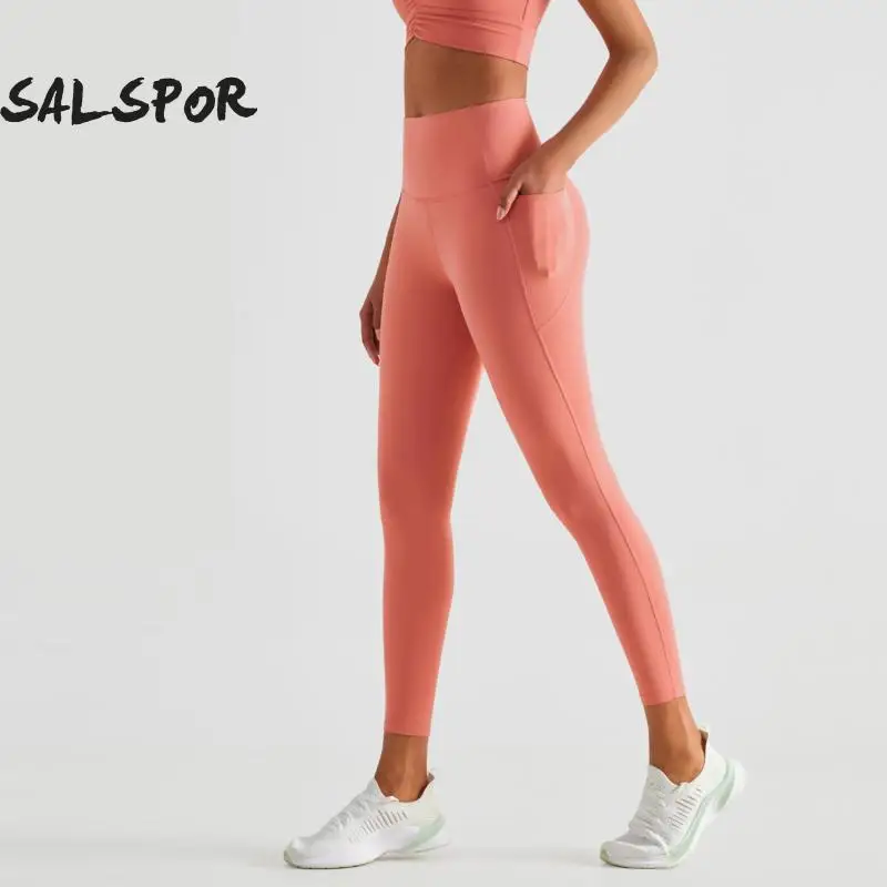 

SALSPOR Yoga Leggings Women High Waist Sports Butt Lift Gym Pants Women's Gym Running Tight Pants