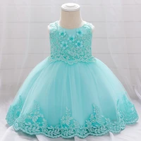 rocwickline new summer and autumn girls dress embroidery lace gauze ball gown sleeveless celebrities accessible luxury dress