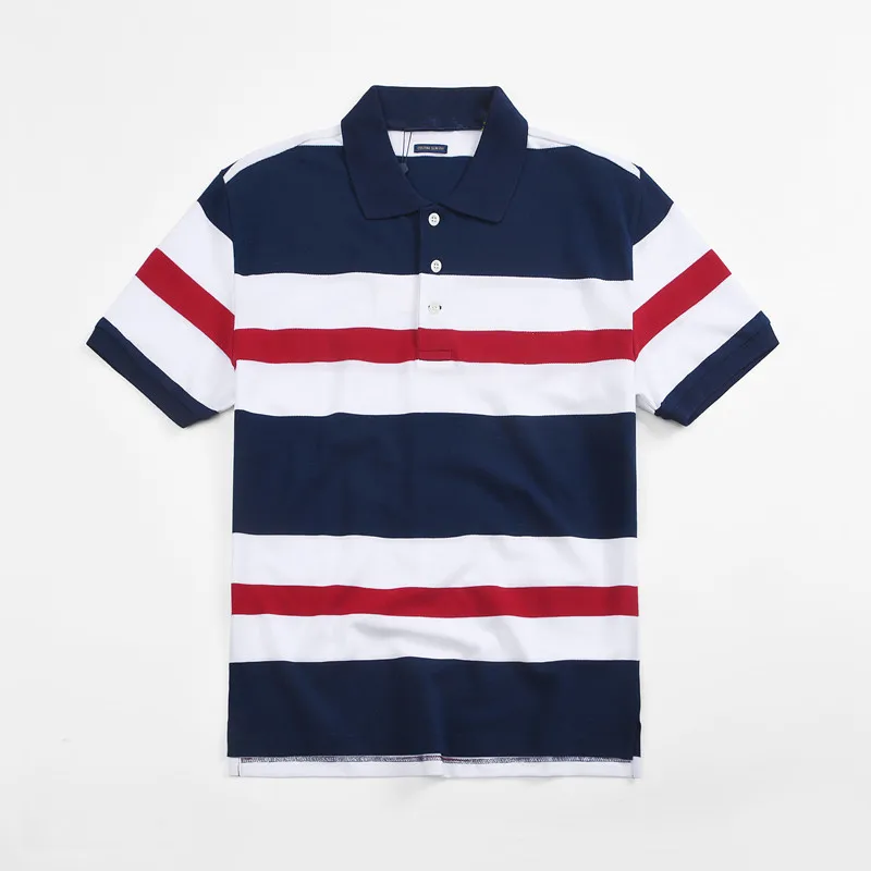 

Рубашка-поло мужская с коротким рукавом, 100% хлопок, с воротником