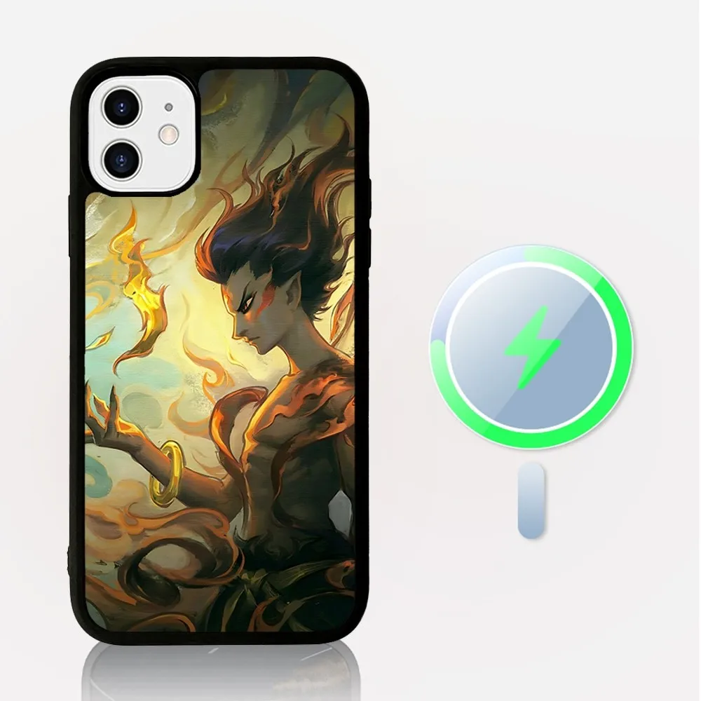 Hit Movie Nezha B-Birth Of The DD-emon Детский чехол для телефона Магнитный IPhone 16 14 13 12 11 15 Pro Max Plus