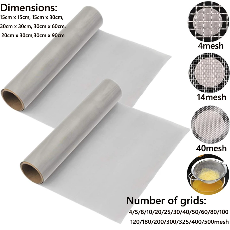 1 шт., сетчатый фильтр из нержавеющей стали 304, 5/8/20/30/40-500 1 шт., сетчатый фильтр из нержавеющей стали 304, 5/8/20/30/40-500