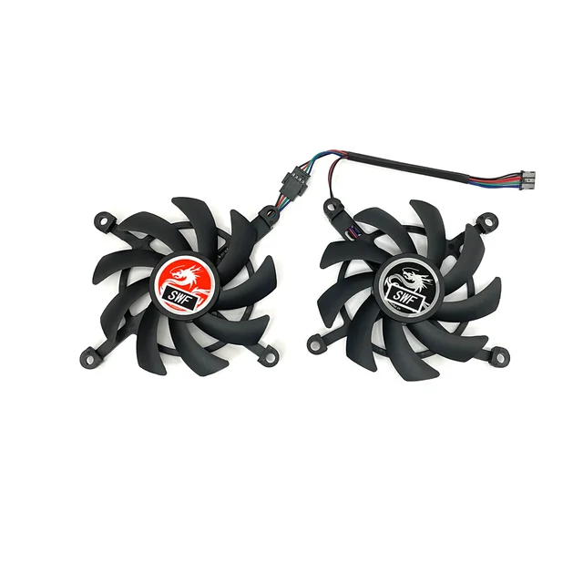 2PCS/lot 4Pin RTX 2060 2060SUPER Replace for COLORFUL GeForce GTX 1660Ti 1650 1660 SUPER Graphics Card Cooling Fan 2