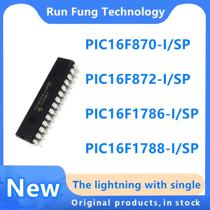 

1PCS PIC16F870-I/SP PIC16F872-I/SP PIC16F1786-I/SP PIC16F1788-I/SP PIC16F DIP28 IC Chip 100% New Original in stock