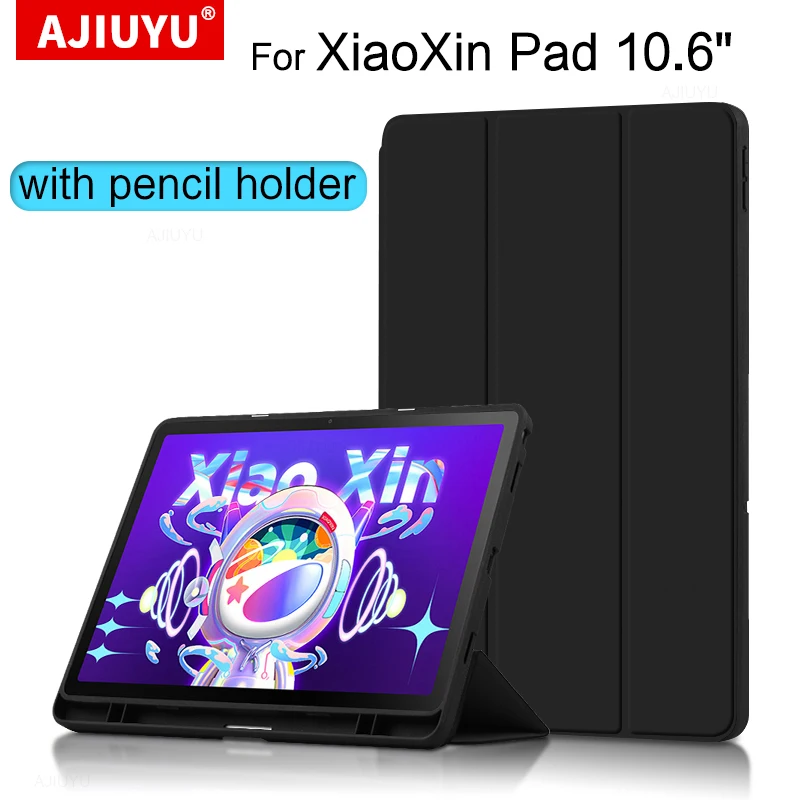 

Smart Case For Lenovo Tab P11 2022 10.6 Inch Cover XiaoXin Pad 10.6" TB-128FU Tablet Cases with Pencil Holder Protective Shell