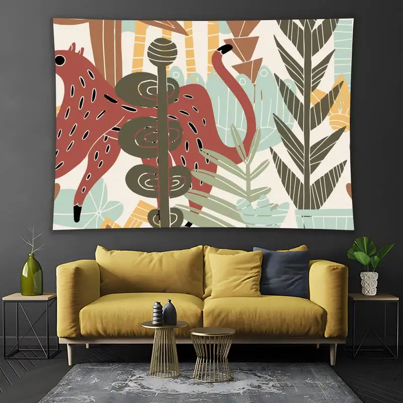 

Nordic Art Design Creativity Tapestry Mandala Wall Hanging Hippie Wall Rugs Dorm Decor Blanket Bohemian Yoga Mattress Bedroom