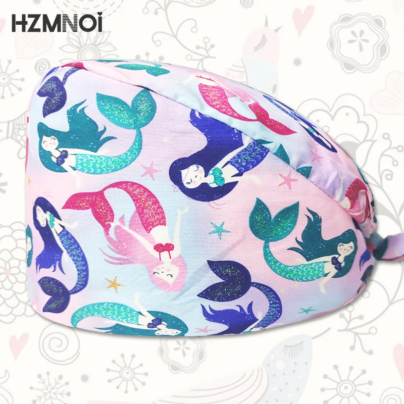 Новинка 2021 кепка для медсестры хирургии стоматолога кухни лаборатории салона