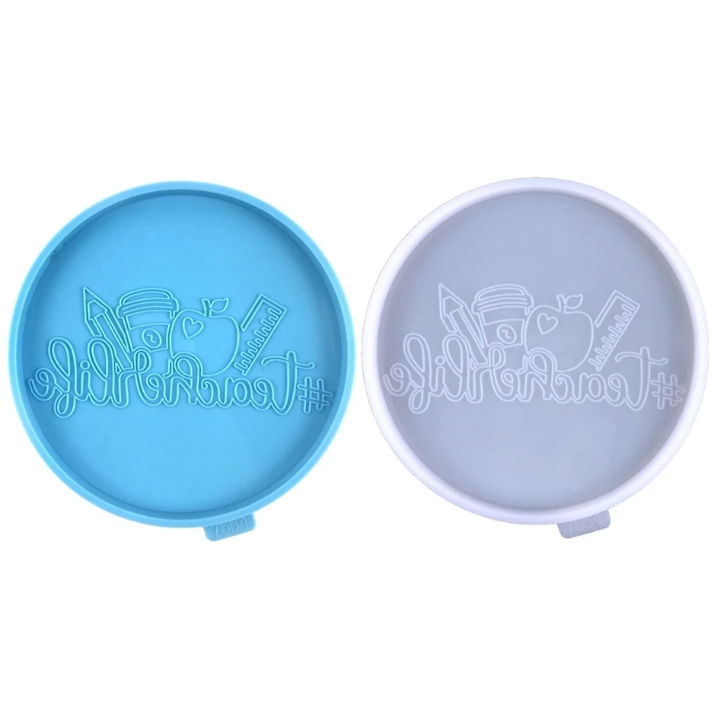 

41QC Coaster Resin Molds Silicone Coaster Tray Mold Epoxy Casting Mold for DIY Crafts