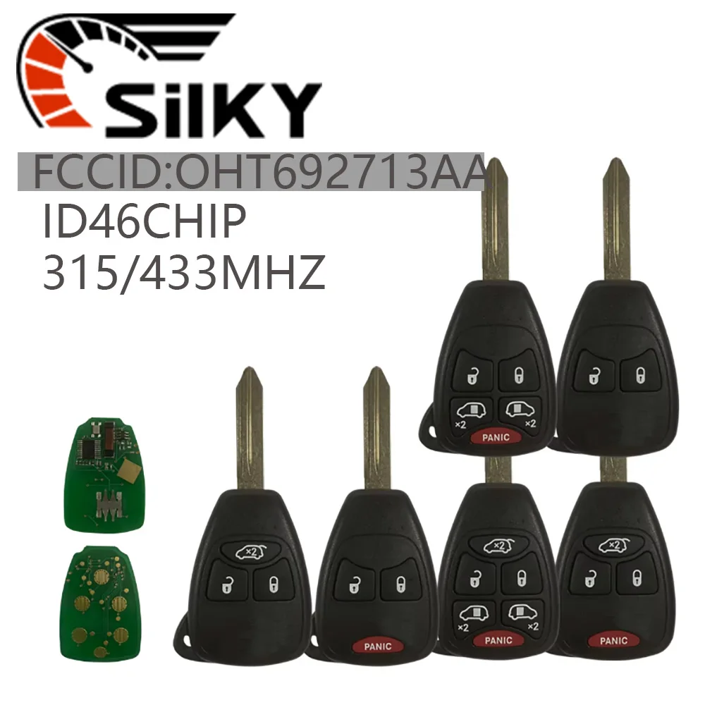 SilKY OHT 692713 Автомобильный дистанционный ключ AA для JEEP DODGE автомобильный караван