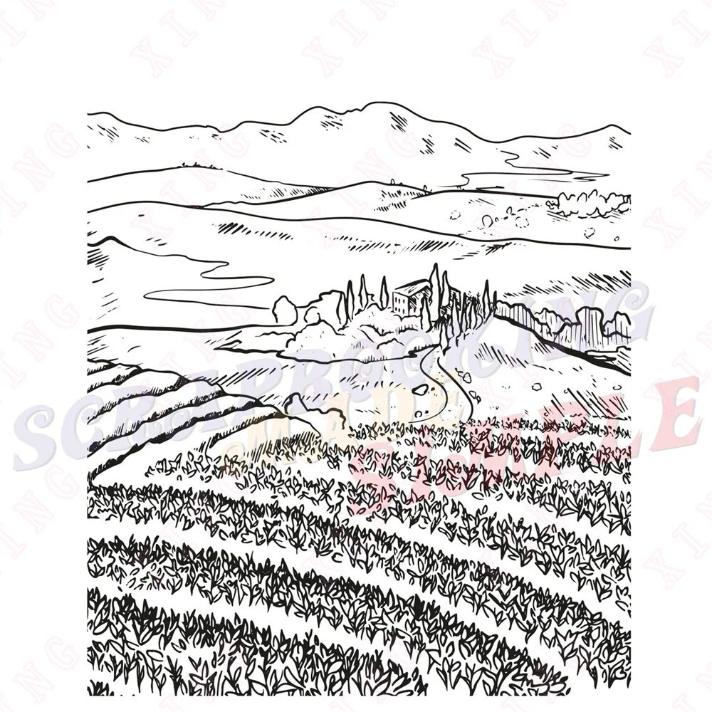 

New Clear Silicone Stamps 2022 Christmas Arrival Diy Scrapbook Album Card Handmade Lavender Hills Decoration Embossed Craft Mold