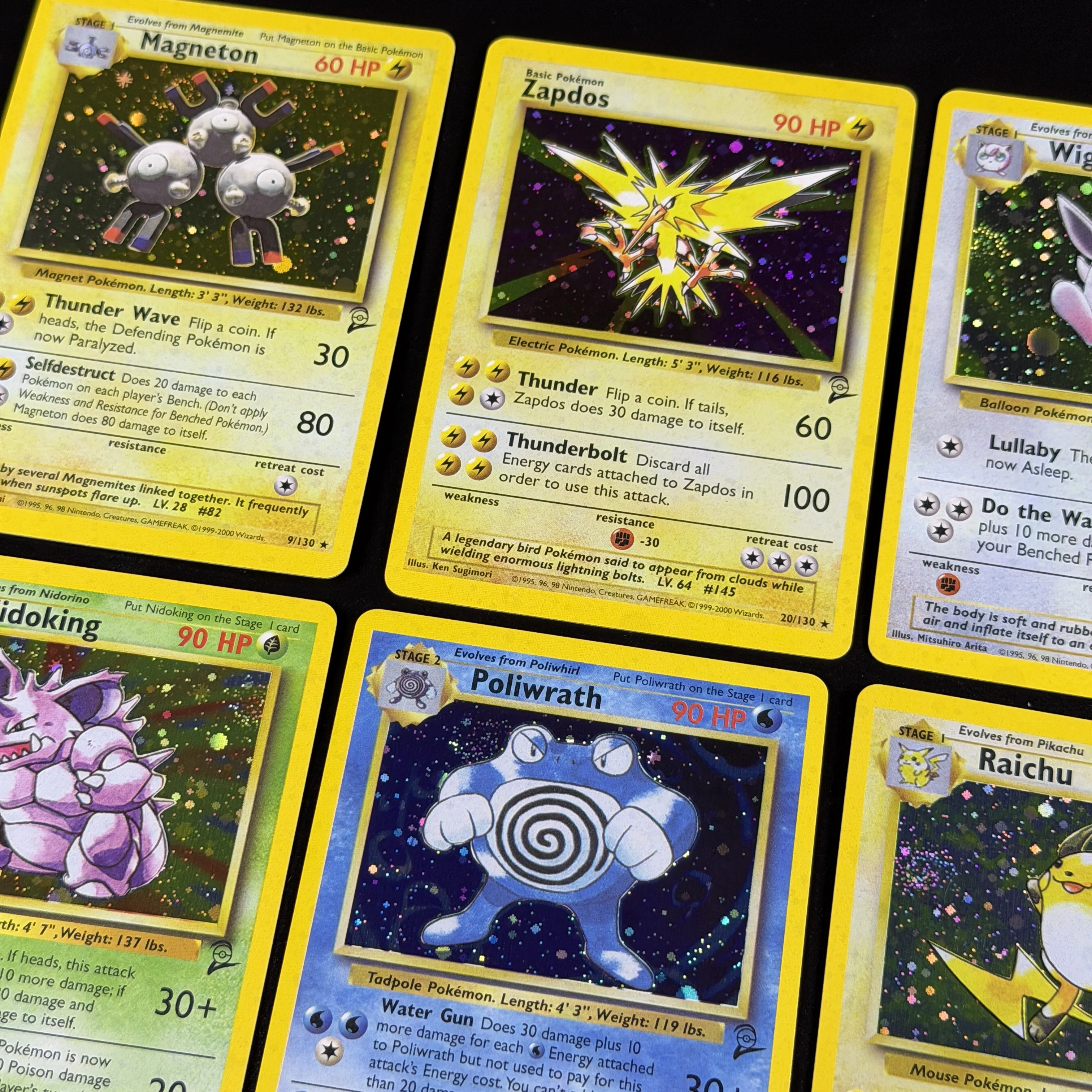 Фото Коллекционные карты PTCG Base Set 2 B2: Голографические, редкие, высшего класса, винтажные, серия Starry Holo Foil (реплика) №3