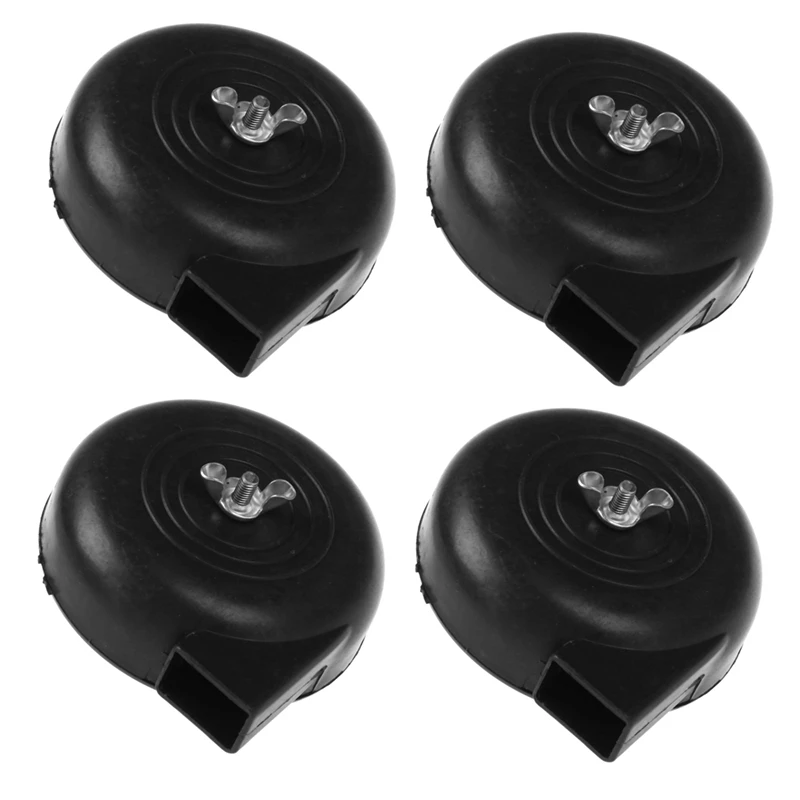 

4X PT 1/2, Male, Black Plastic Compressor Air Filter