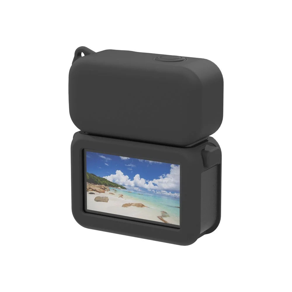 Фото Для корпуса камеры DJI OSMO NANO, полный защитный чехол, защитный чехол для объектива, силиконовый, черный, красный, синий №5