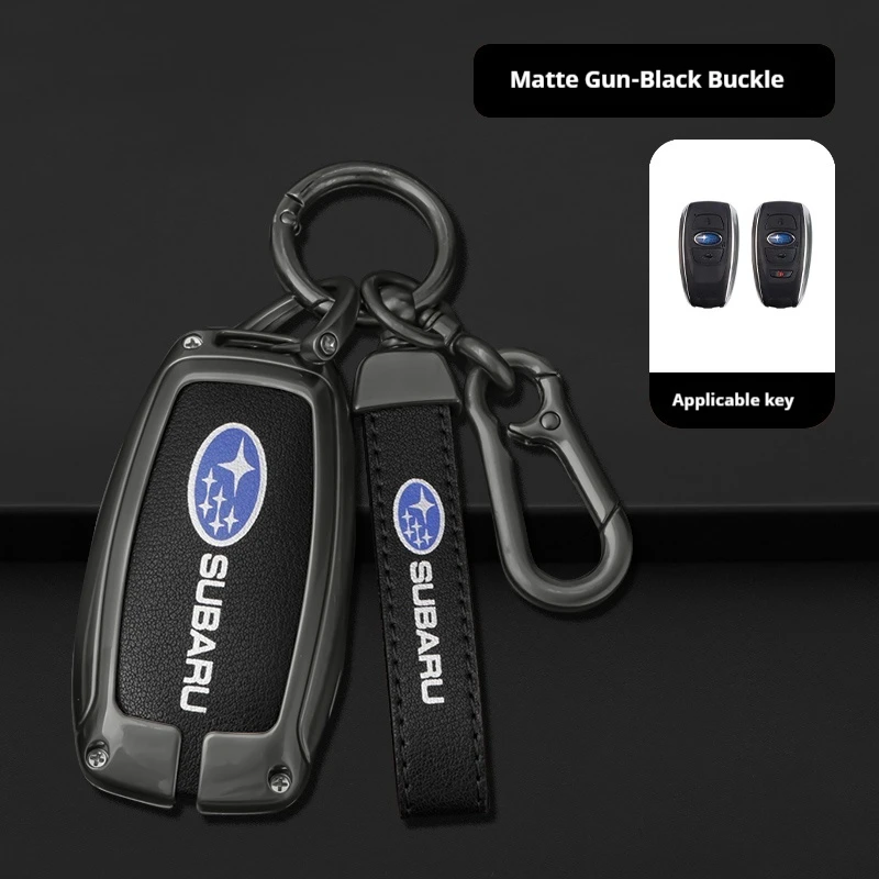 Для Subaru STI Brz Wrx Xv Ascent Forester Outback Impreza Legacy автомобильный чехол для ключей из цинкового сплава, сумка для ключей, металлический корпус для ключей, автоаксессуары