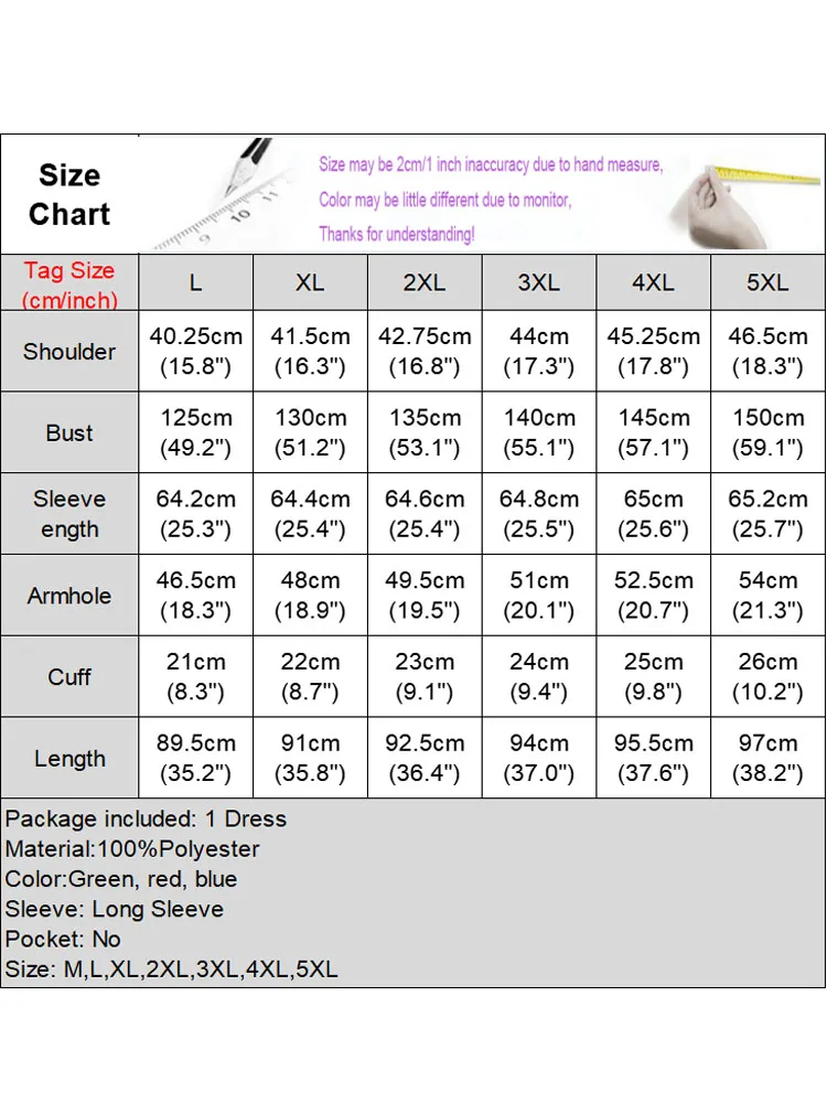 Элегантное платье с оборками размера плюс 5XL VONDA 2024 женское длинным рукавом