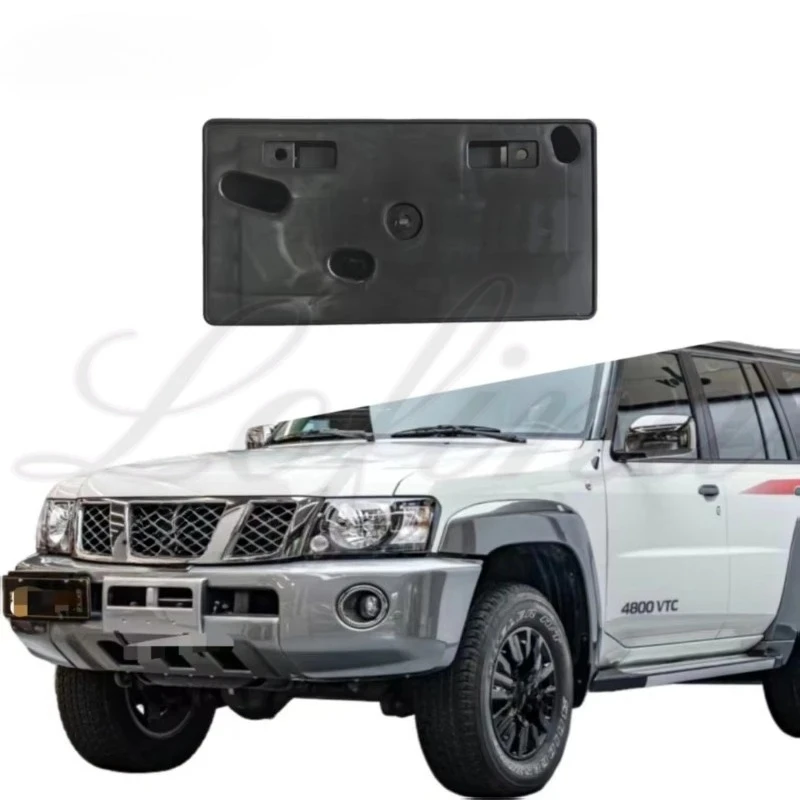 Фото Для Nissan Patrol Y61/Y60 2005 года выпуска, передний бампер с креплением номерного знака, аксессуары для Nissan Patrol Y61. №1