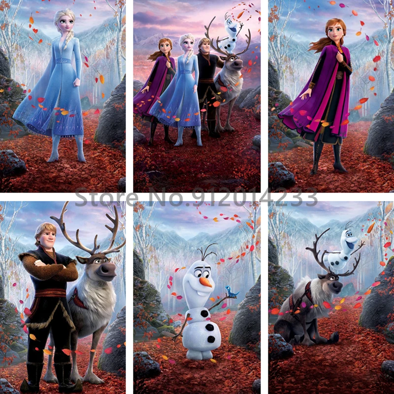 

Алмазная картина «сделай сам» из мультфильма «Холодное сердце»