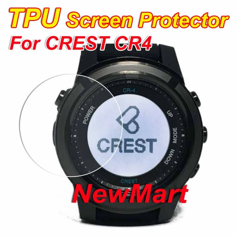 

3Pcs Protector For CREST CR4 CR5 CR-4 CR-5 Watch TPU Nano Screen Protector Screen Guard