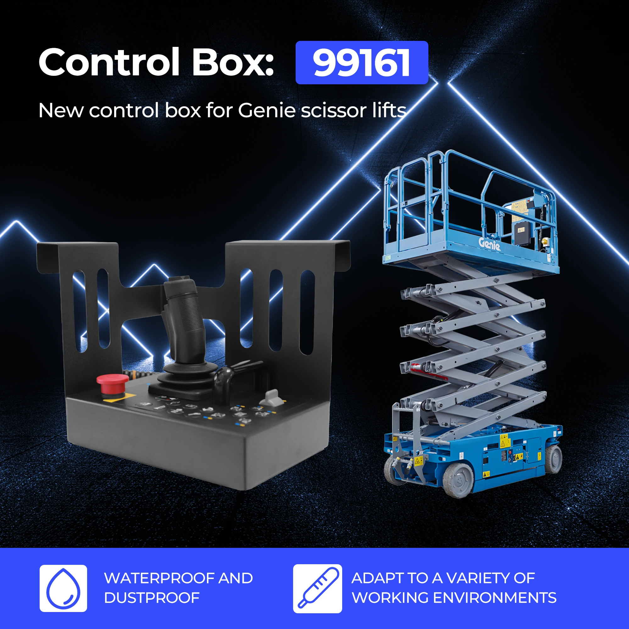 Фото Блок управления платформой 99161 99161GT для ножничных подъемников Genie Gen2 RT GS2668 GS3268 GS3384 GS3390/5390 №1