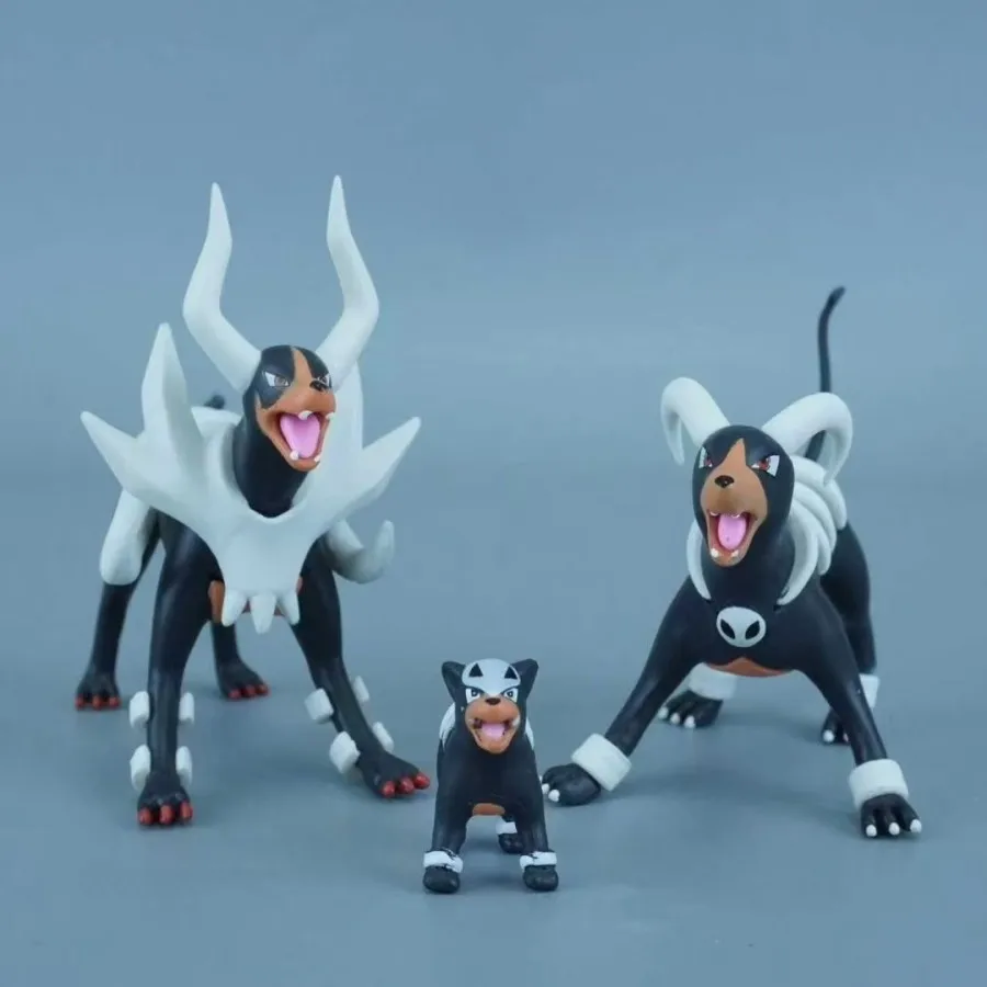 Фото Фигурка Pokémon Houndoom Evolution - Аниме-модель GK, модный коллекционный предмет декора TOHO, 8 см №3
