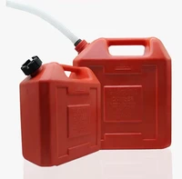 portable outboard plastic thickened oil barrel gasoline barrel 5 liters 10 liters spare marine engine fuel tank
