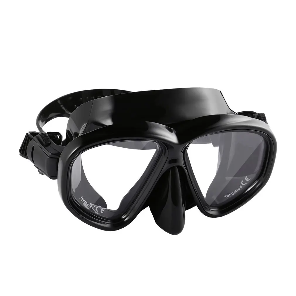 

Diving Dive Mask Tempered Glass Lenses for Safety Swim Mask Adjustment Strap Large Frame Scratch-resistant Anti Fog For Swimming