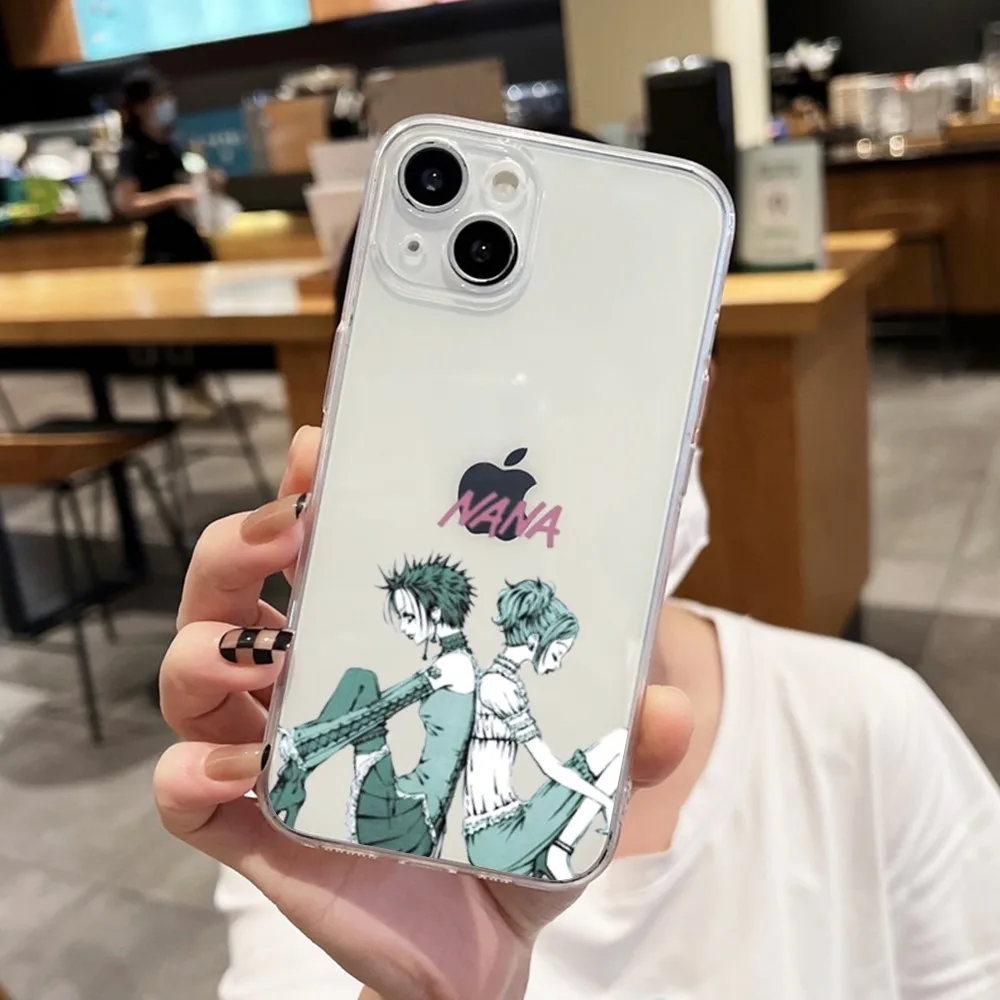Классический японский чехол для телефона NANA с аниме Iphone 15 11 13 14 Pro Max 7 8 Plus X Xr Xs 16pro 12