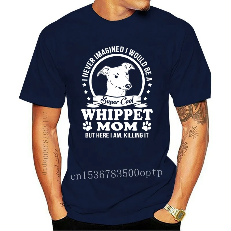 

Модная новая футболка Whippet, Мужская Дизайнерская футболка из 100% хлопка, европейский размер, яркая свободная оригинальная весенне-осенняя се...