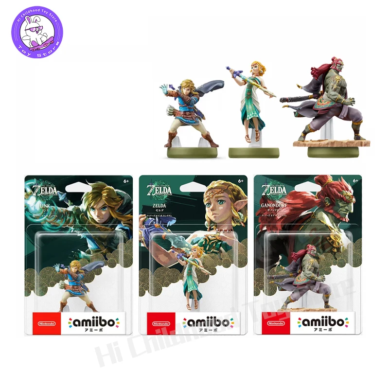 

Original The Legend Of Zelda Tears Of The Kingdom Amiibo 8cm Link Anime Figure Totk Action Figurine Statue Model Toys Xmas Gift