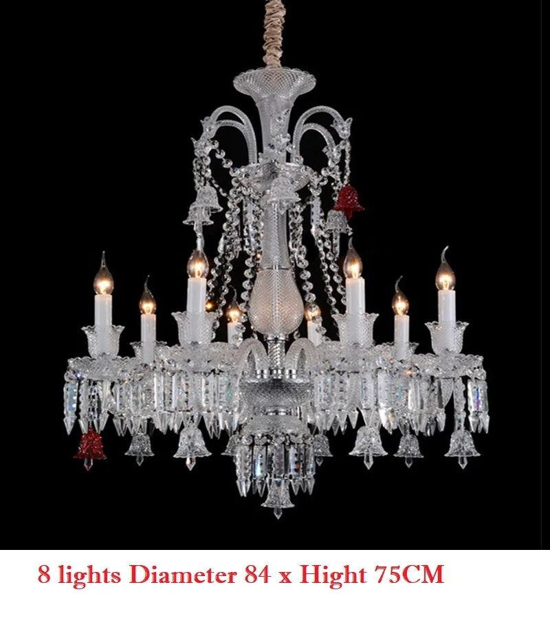 

Living Room Chandelier Large Hotel Wedding Luxury Crystal Ceiling Lustre Led Crystal Pendant Light Hotel villa Palac Fixture