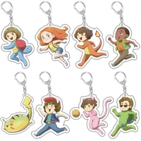 keychain cartoon acrylic key chain backpack keyring bag accessories jewelry movie fans gift