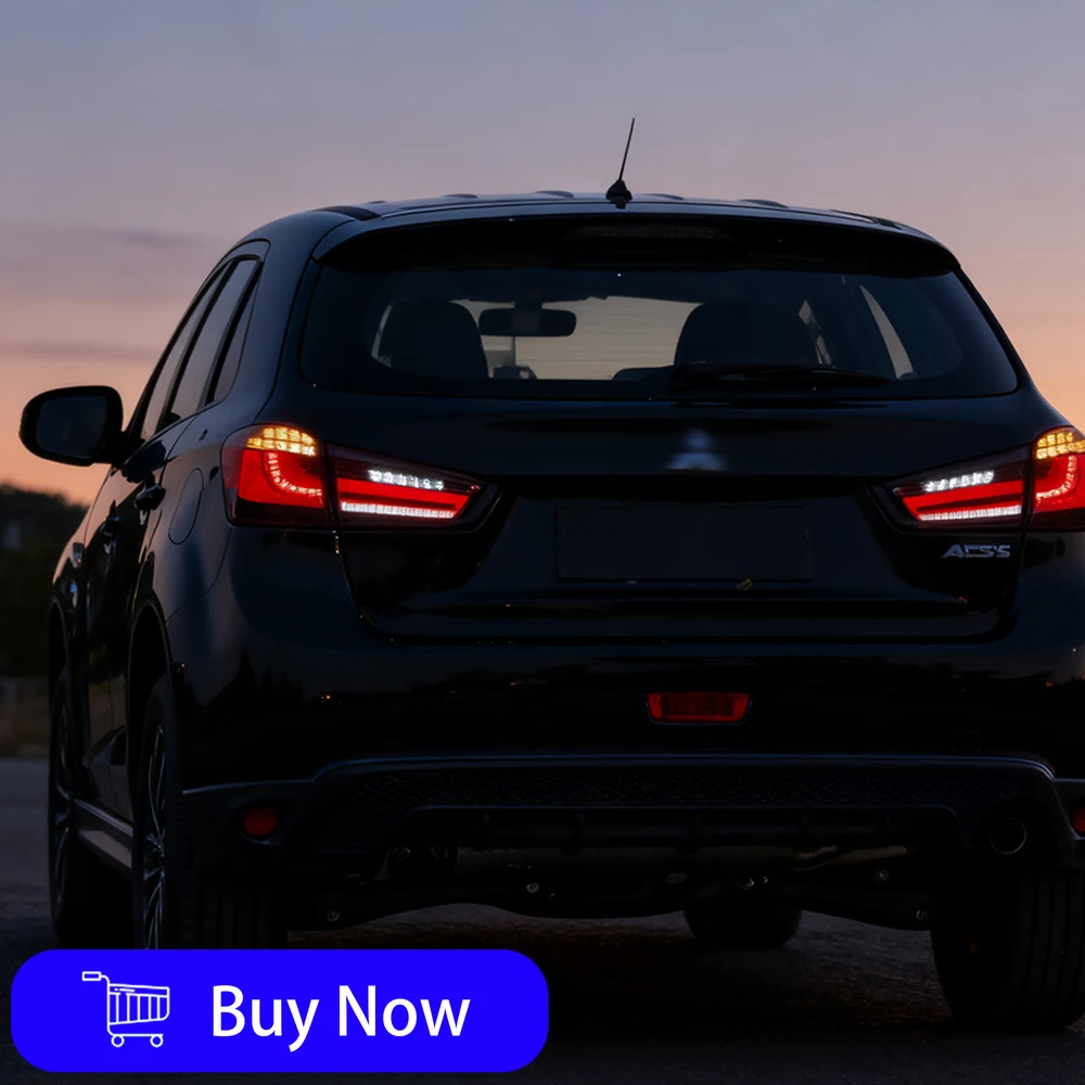 Фото Для Mitsubishi ASX 2013-2020: Комплект задних фонарей, обновленный дизайн, высококачественные новые динамические светодиодные задние фонари, автомобильные аксессуары. №4
