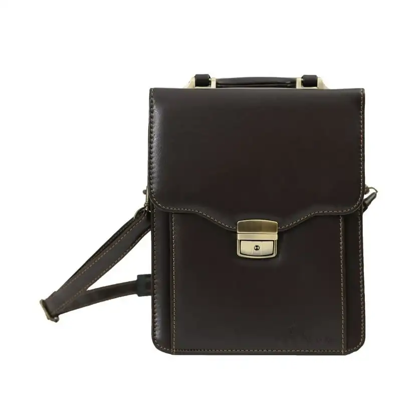 

9 x 11 x 0.1 in. Messenger Business Briefcase Tablet Bag, Brown - Small