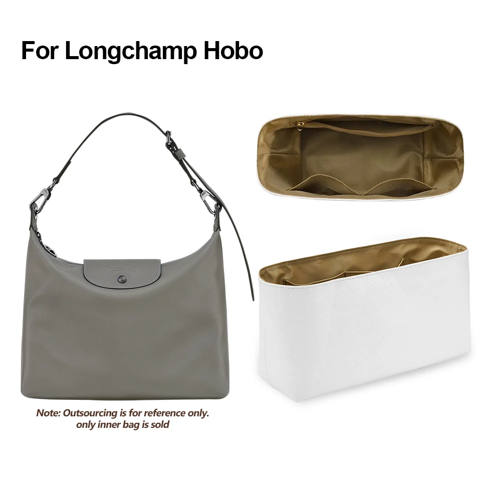 Легкая вставка для сумки совместимая с Longchamp Hobo водонепроницаемой поверхностью