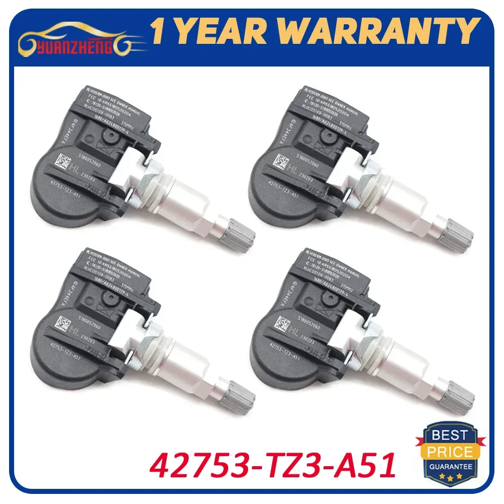 Система Контроля Давления В Шинах Honda Acura TPMS 315 МГц 42753-TZ3-A51 Для ILX MDX RDX TLX