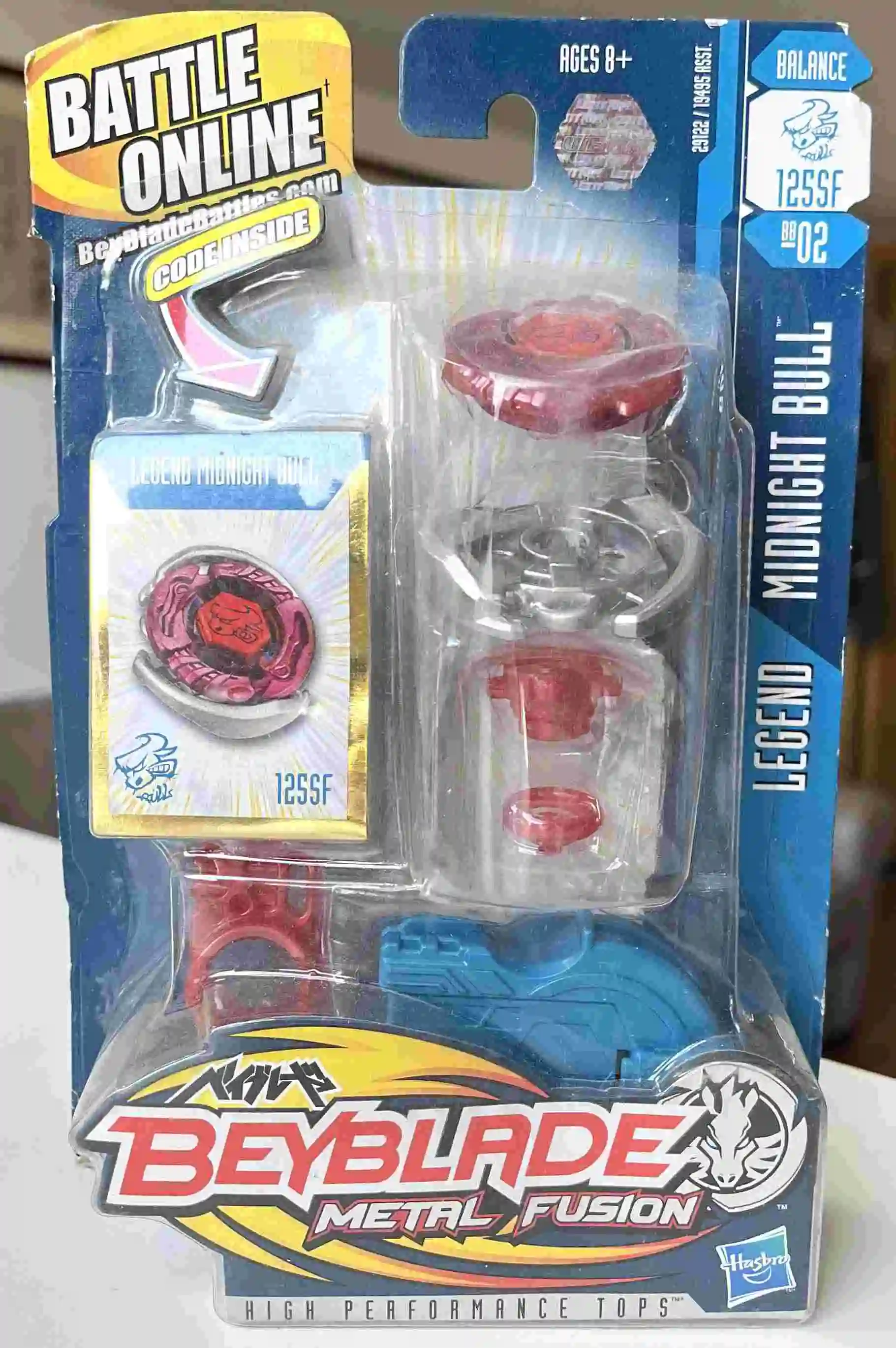 

Beyblade Metal Fusion Battle Legend Midnight Bull BB02 125SF