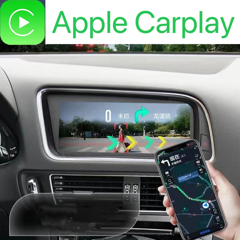 

Apple Carplay для MMI Audi a5 2008 2011 a3 беспроводной Carplay и Android автомобильный интерфейсный бокс Автомобильный Черный Android обновленный бокс