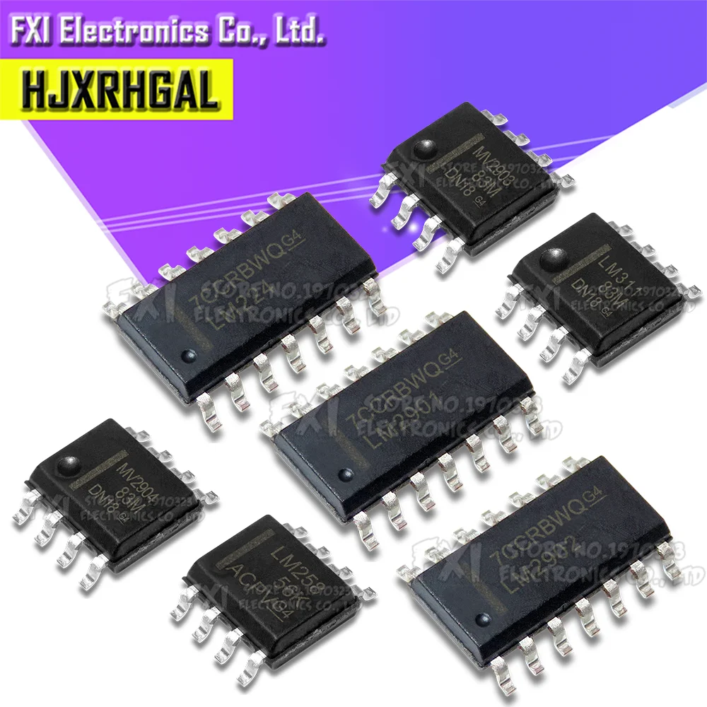 50PCS LM358 LM393 LM339 LM324 NE555 SOP SMD LM358DR LM324DR LM339DR LM393DR NE555DR Amplifier Circuit igmopnrq LM2901 LM2902 | Электронные