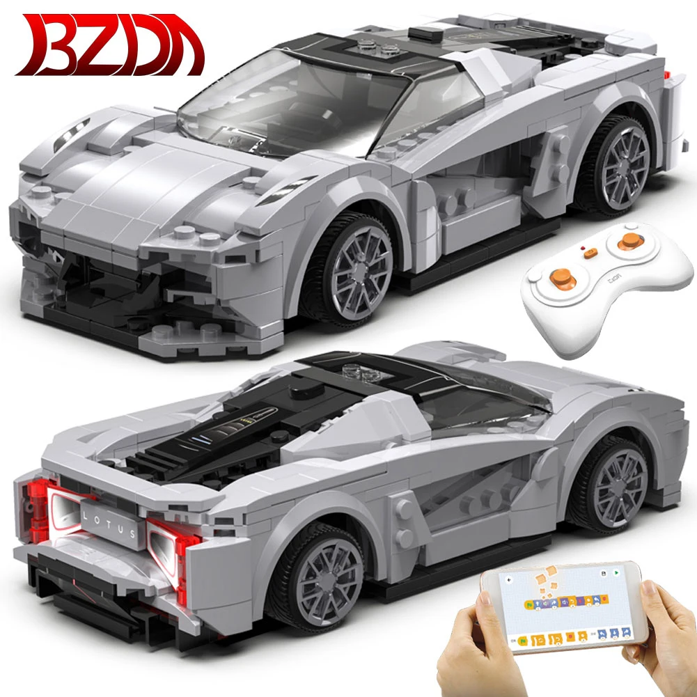 

CADA City Remote Control Racing Car Compatible MOC Model Building Blocks High-Tech RC Racing Car Bricks Gifts Toys For Children