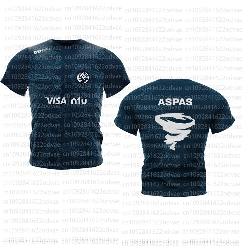 Leviathan 2024 Jersey T-Shirt VCT Aspas Team Valorant Shirt Men's Women's Fan Uniform Game Fans Dragon Pattern Tees