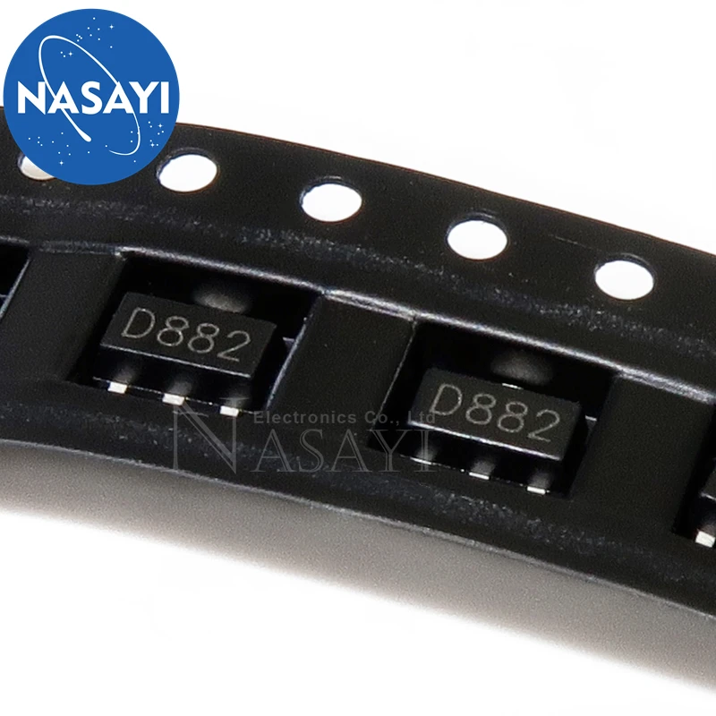 

2SD882 silkscreen: D882 SOT-89