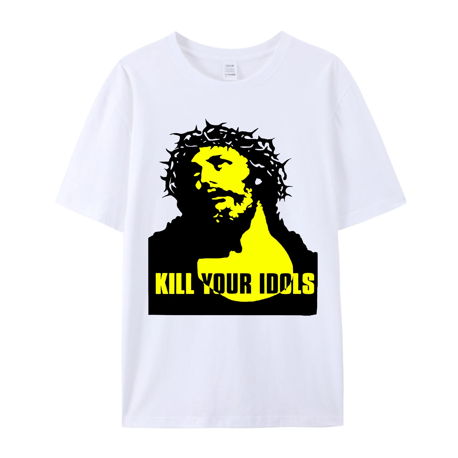 

Футболка Kill your idol, забавная футболка Axl Rose Guns N roses с принтом на заказ, удобная футболка с круглым вырезом