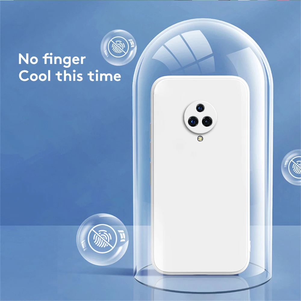 Оригинальный чехол для VIVO NEX 3 3S A S квадратная Защита объектива из жидкого