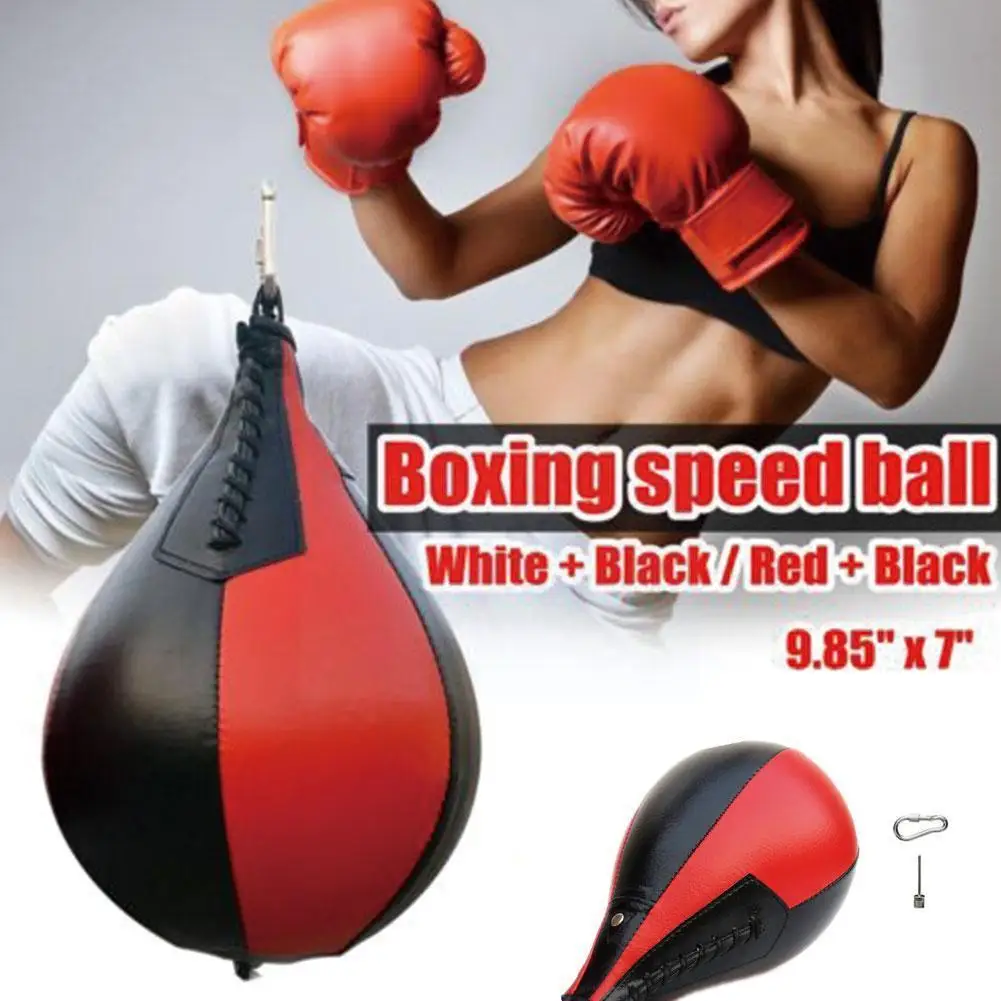 

1pc Pu Material Durable Pear-shaped Professional Fitness Boxing Boxer Speed Supplies Ball Equipment Training Gymnasium H9l5